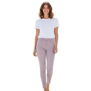 Democracy Womens Lavender Purple Denim Jeans High Rise Ankle Skinny Size 2‎